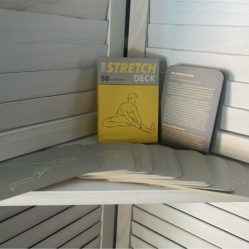 Stretch Deck - 50 Stretching Exercise Cards